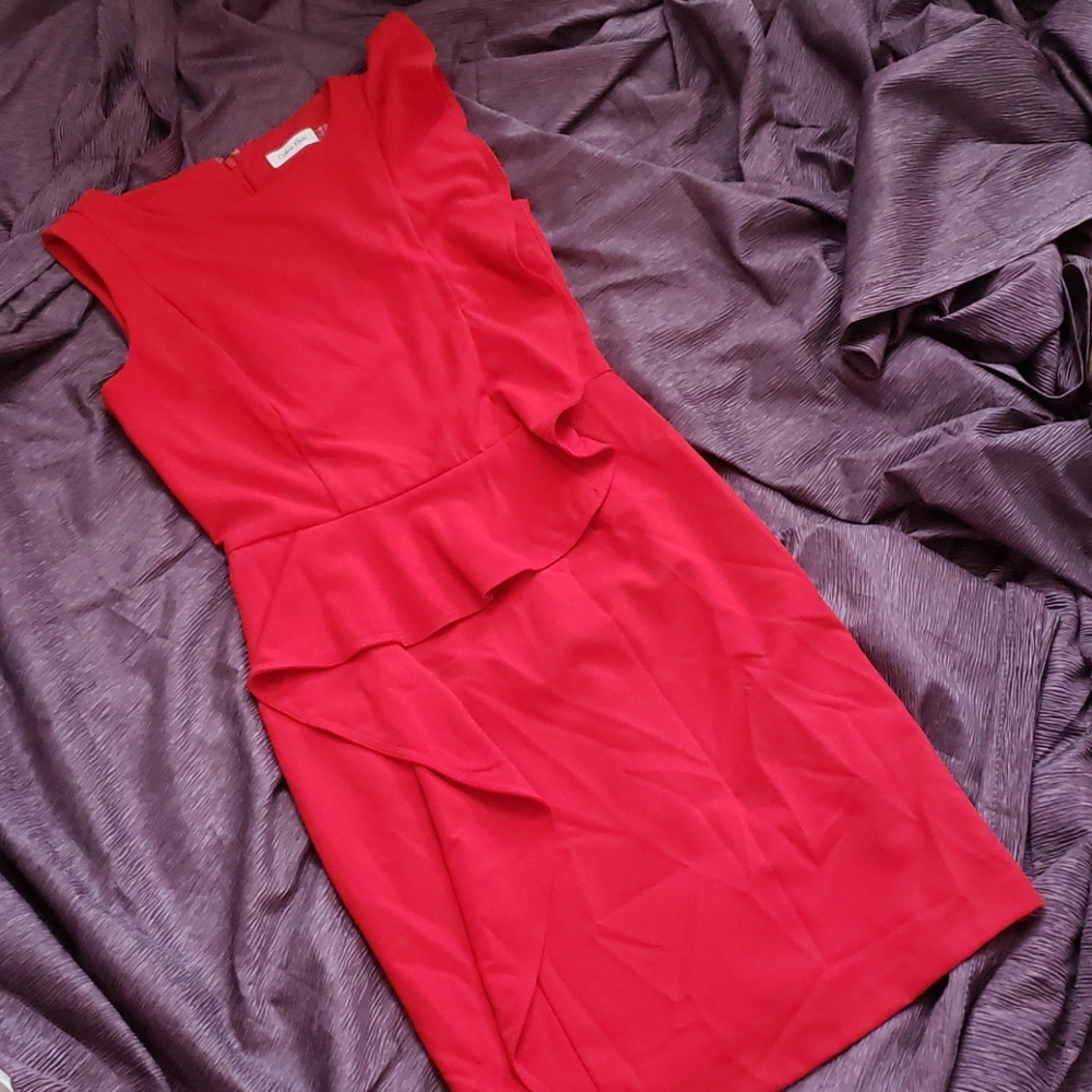 Stunning Red Sheath Dress